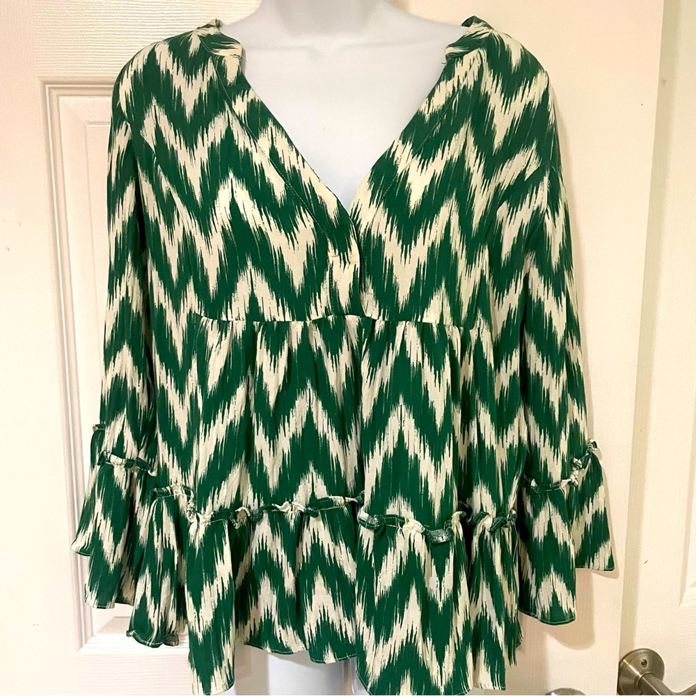 Tuckernuck Pomander Place Ikat Kenzi Blouse